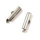 Cord End - Platinum Colour - Stainless Steel - 16mm