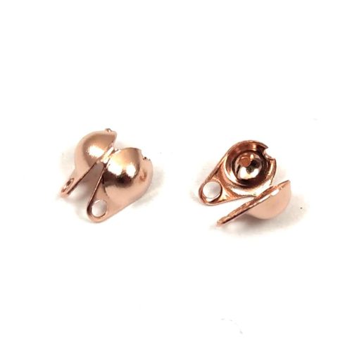 Stainless Steel - Knot Cover - Gold Colour - 6x4mm