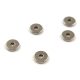 Stainless Steel - thin donut bead - 6mm