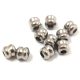 Stainless Steel - double donut bead - 5x5mm