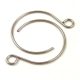 Earring Part - Platinum Colour - stainless steel - 22x18mm