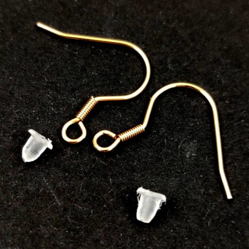Earring Part - Earwire - Gold Colour - 16x17mm