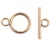 Stainless Steel T-Clasp - Gold Colour - 27 x 29 x 2 mm