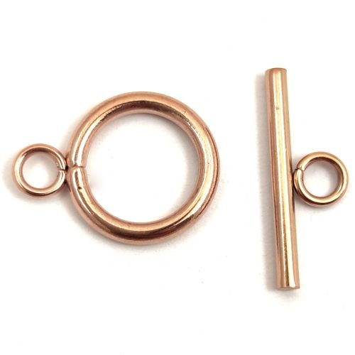 Stainless Steel T-Clasp - Gold Colour - 19 x 14 x 2 mm