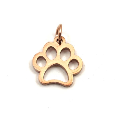 Stainless Steel - Pendant - Paw - 13mm