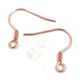 Earring Part - Post - Rose Gold Colour - 18x17mm