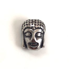 Stainless Steel - Buddha bead - 11.5x9mm