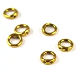 Koptató karika (Piggy Ring) - rozsdamentes (304) - 18K arany bevonattal - ionizált -  5 x 5.5 x 2.2 mm