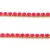 Strasszlánc - arany színű - Magenta - 2mm