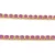 Strasszlánc - arany színű - Light Amethyst AB - 2mm