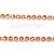 Strasszlánc - Peach - ss6 - 2mm