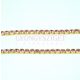 Cup Chain - Gold Colour Chain - Light Rose - 2mm