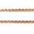 Strasszlánc - Light Peach - ss12 - 3mm