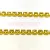 Strasszlánc - arany színű - Citrine - ss12 - 3mm