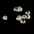Crimp Bead Cover - Silver Colour - 3.2mm