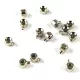 Stopper - platina színű - tartós bevonattal - 4.5 x 3.5 x 2.5 mm