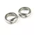 Koptató karika (Piggy Ring) - platina színű - 5x1mm