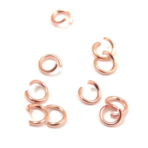 Jump Ring - Stainless Steel - Rose Gold Colour - 3.5mm