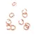 Szerelőkarika - rozsdamentes - rose gold színű - 3.5mm