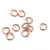 Szerelőkarika - rozsdamentes - rose gold színű - 4.5mm