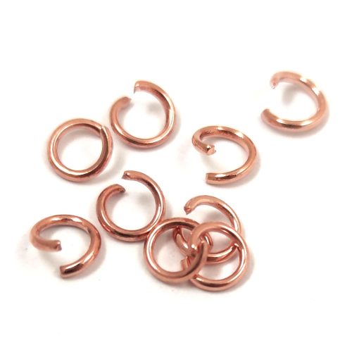 Jump Ring - Stainless Steel - Rose Gold Colour - 5mm
