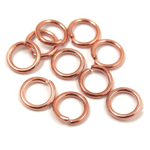 Jump Ring - Stainless Steel - Rose Gold Colour - 8mm
