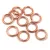 Szerelőkarika - rozsdamentes - rose gold színű - 8mm