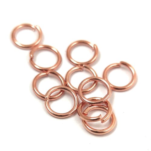 Jump Ring - Stainless Steel - Rose Gold Colour - 7mm