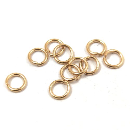 Jump Ring - Stainless Steel - Gold Colour - 5mm