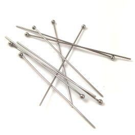 Headpin - Platinum Colour - 50 x 0.7 mm