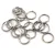 Jump Ring - Double - Platinum Colour - 8mm