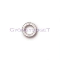 Szerelőkarika - vastag - ezüst színű - 5mm (01002001)