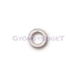 Szerelőkarika - vastag - ezüst színű - 5mm (01002001)