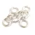 Jump Ring - Rhodium - 8mm