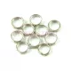 Jump Ring - Double - Platinum Colour - 8mm - 20pcs