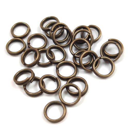 Jump Ring - Double - Brass Colour - 5mm - 200pcs