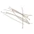 Pin with Ball End - Platinum Colour - 0.6 x 70mm