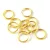 Jump Ring - dupla - Gold Colour - 7mm