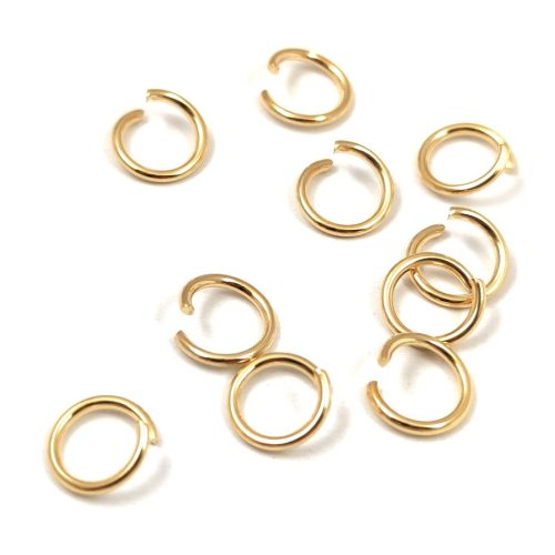 Ring - 18k gold coated - 4mm