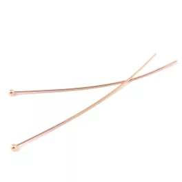 Ball end pin - Rose Gold Colour - 50mm