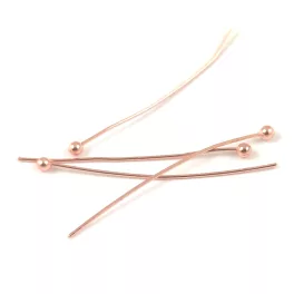 Ball end pin - Rose Gold Colour - 30mm