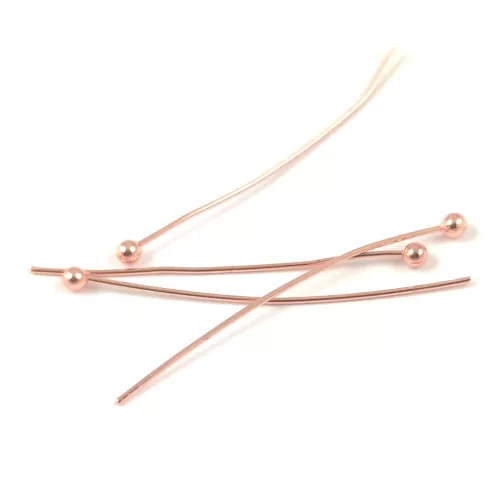 Ball end pin - Rose Gold Colour - 30mm