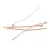 Ball end pin - Rose Gold Colour - 30mm
