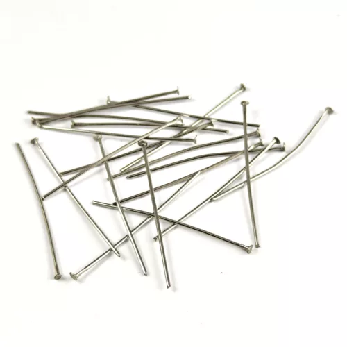 Szerelőpálca - szög - platina színű - rozsdamentes (304) - 30 x 0.7 mm - 20db