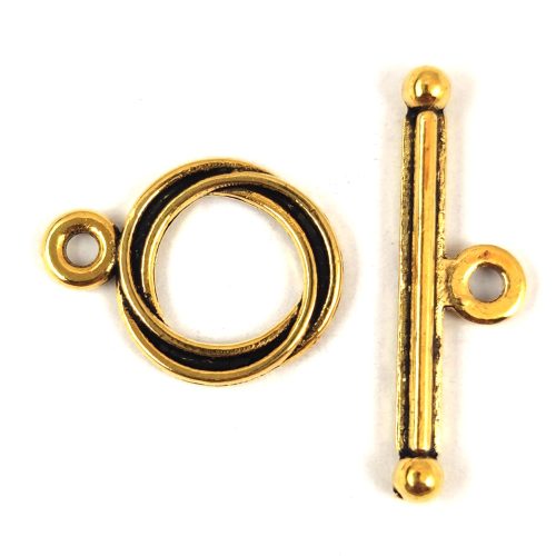 T-Clasp - Ring - Gold Colour - 13x24mm