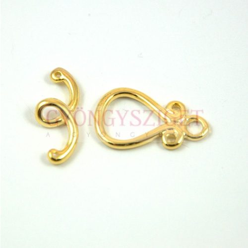 T-Clasp - Pear - Gold Colour - 23x13mm
