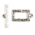 T-Clasp - Platinum Colour - 20x11mm