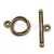 T-Clasp - Antique Brass Colour - 13x17mm