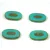 Cseh table cut gyöngy - hosszában fúrt - 63140-86800 - Turquoise Green Picasso - 26x15mm