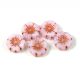 Czech Table Cut Bead - Cross-Drilled - pink-copper luster - 12mm